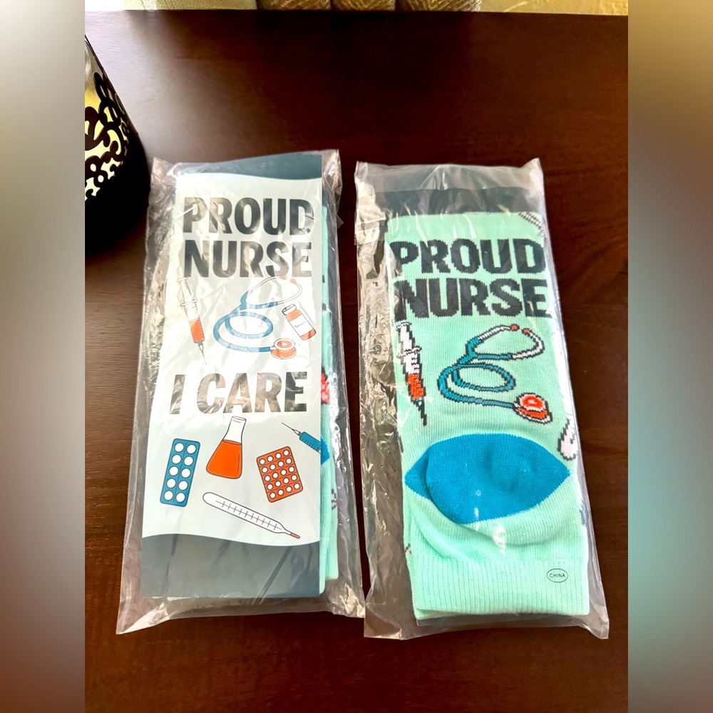 Proud Nurse I Care Nurse Socks- Unisex